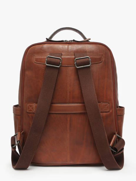 Business Rugzak Basilic pepper Bruin traveler BTRA10 ander zicht 4