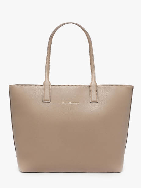 Schoudertas Th Logotape Polyurethaan Tommy hilfiger Bruin th logotape AW17449