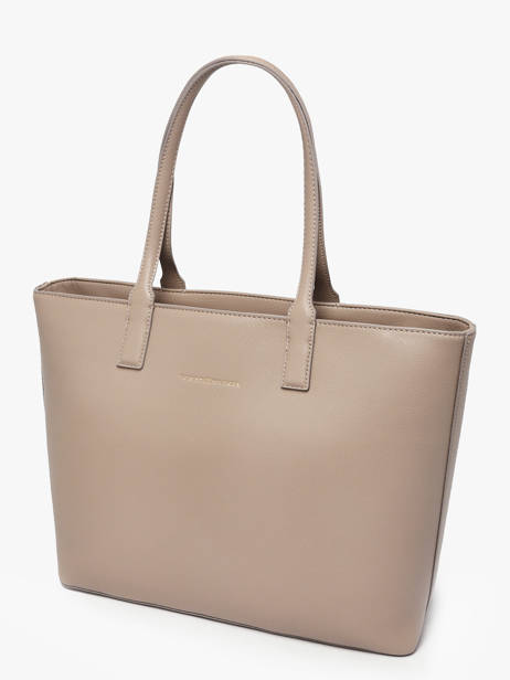 Schoudertas Th Logotape Polyurethaan Tommy hilfiger Bruin th logotape AW17449 ander zicht 2