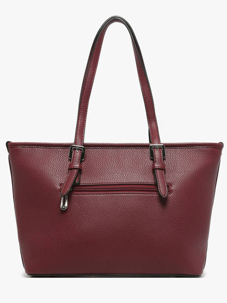 Schoudertas Grained Miniprix Rood grained F2531 ander zicht 3