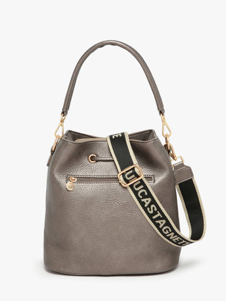 Cross Body Tas Pocket Lulu castagnette Zilver pocket ZAID ander zicht 3