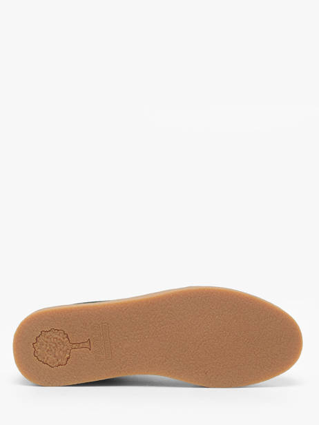 Sneakers Uit Leder Faguo Groen men 24CG0211 ander zicht 4