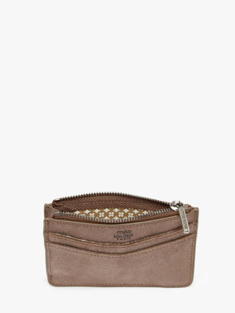 Kaarthouder Leder Mila louise Bruin vintage 3570X ander zicht 1