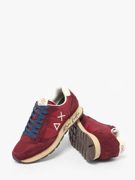 Boots Uit Leder Sun68 Rood men Z4510580 ander zicht 2