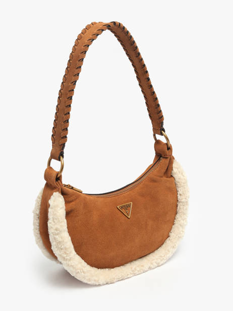 Cross Body Tas Amita Leder Guess Bruin amita W9539721 ander zicht 2