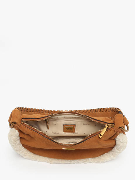 Cross Body Tas Amita Leder Guess Bruin amita W9539721 ander zicht 3