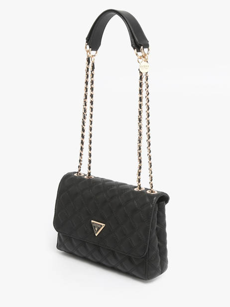 Cross Body Tas Giully Guess Zwart giully QG967320 ander zicht 2