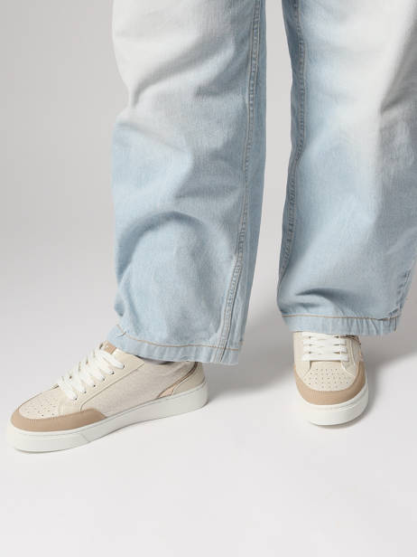 Sneakers Joyce Vanessa wu Beige women BK2555BG ander zicht 1