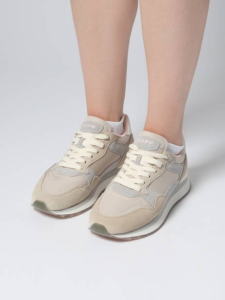 Sneakers City Antibes Uit Leder Hoff Beige women 12402001 ander zicht 1