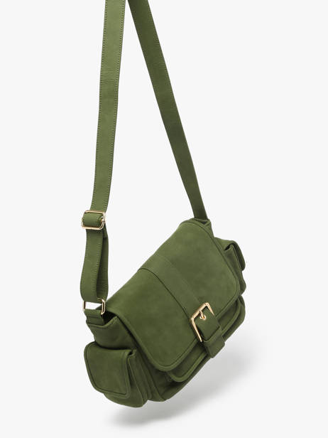 Cross Body Tas Joy Leder Nat et nin Groen vintage JOY ander zicht 2