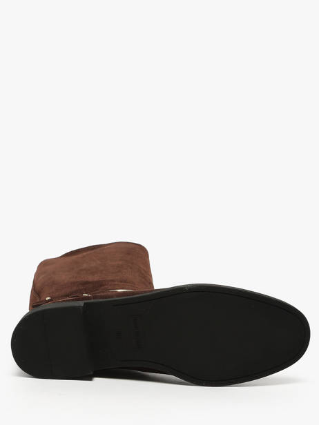 Laarzen Uit Leder The icona Bruin women EMMA65 ander zicht 4