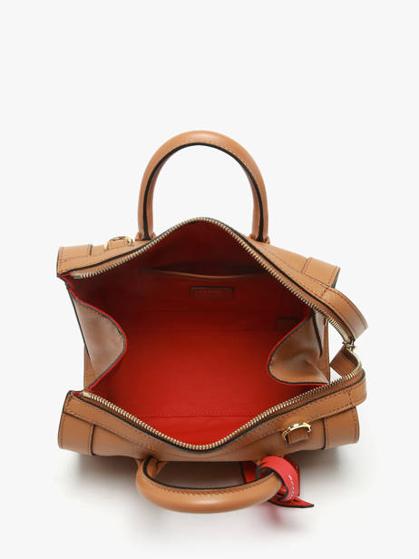 Mini Bowlingtas Bcbg Leder Lancel Bruin bcbg A13689 ander zicht 3