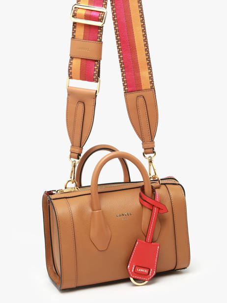 Mini Bowlingtas Bcbg Leder Lancel Bruin bcbg A13689 ander zicht 2