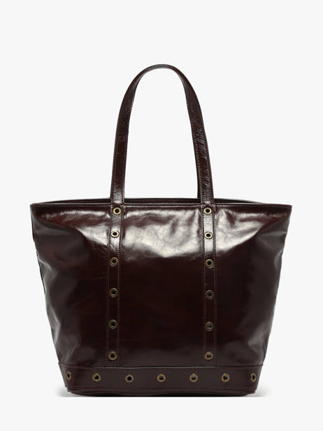 Schoudertas Le Cabas M In Gekreukeld Leder Vanessa bruno Rood cabas cuir 82V40378