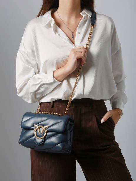 Cross Body Tas Love Bag Puff Pinko Blauw love bag puff A0F2 ander zicht 1