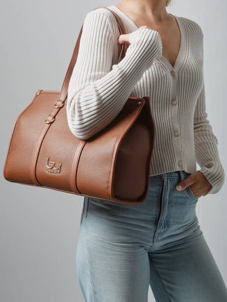 Schoudertas Ariana By byblos Bruin ariana BS52B01 ander zicht 1