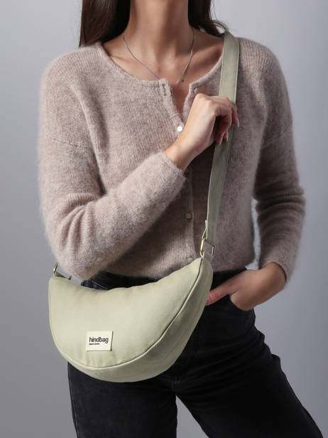 Cross Body Tas Andrea Katoen Hindbag Groen best seller ANDREA ander zicht 1
