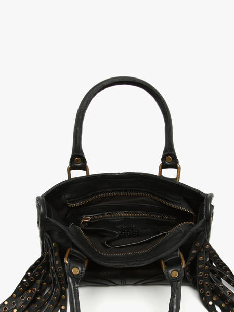 Cross Body Tas Dakota Eyelet Leder Basilic pepper Zwart dakota eyelet BDAE72 ander zicht 2