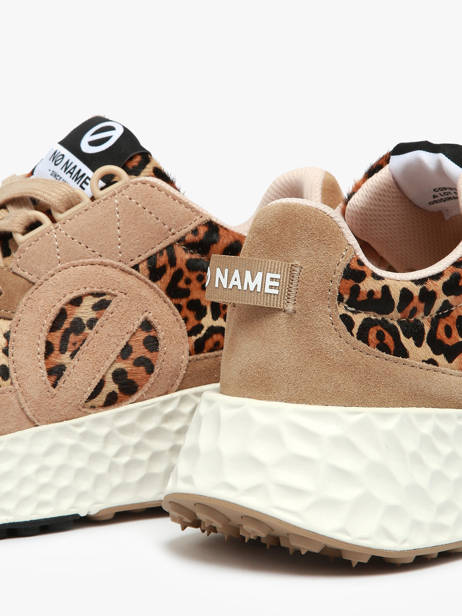 Sneakers Carter Jogger Uit Leder No name Bruin women VEPL04KC ander zicht 2