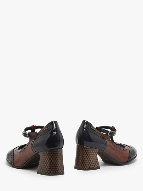 Derby Veterschoenen Met Hak Dacy Uit Leder Dorking Veelkleurig women D9618 ander zicht 2