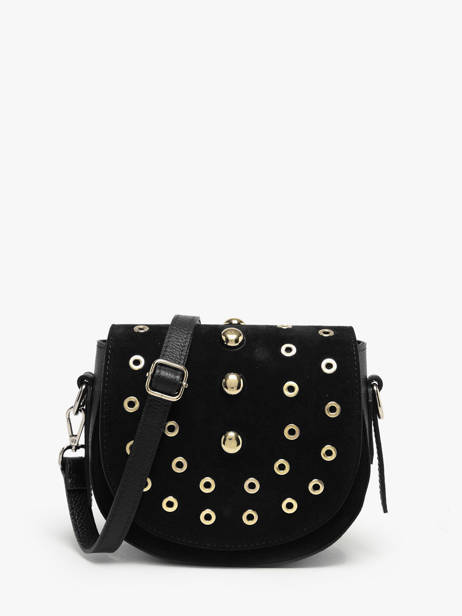 Cross Body Tas Velvet Studs Milano Zwart velvet studs VS25093