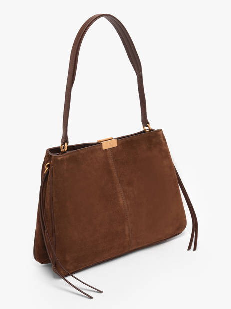 Schoudertas Casual Leather Leder Tommy hilfiger Bruin casual leather AW18201 ander zicht 2