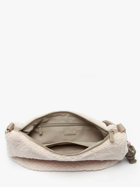 Cross Body Tas Sherpa David jones Beige sherpa CM7774 ander zicht 3
