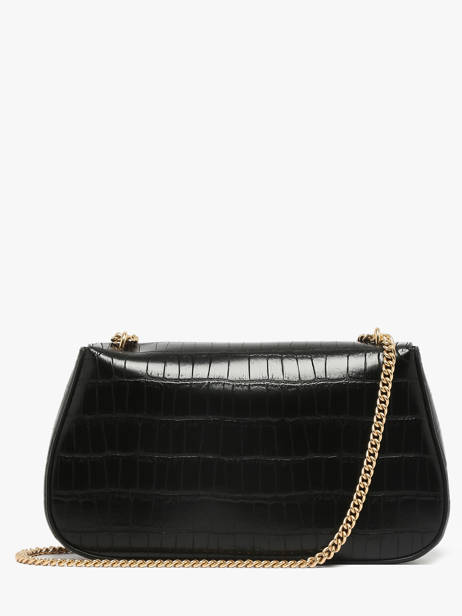 Cross Body Tas Croc Embossed Mono Calvin klein jeans Zwart croc embossed mono 4F3284G ander zicht 4