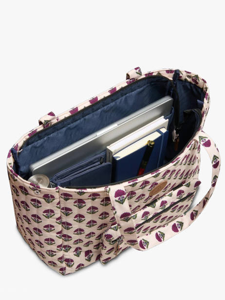 Schoudertas A4 Formaat Adventurer Gerecycleerd Polyester Cabaia Beige adventurer TOTEBAGL ander zicht 2