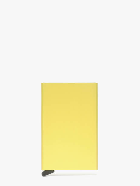 Kaarthouder Aluminium Secrid Geel alu 00C