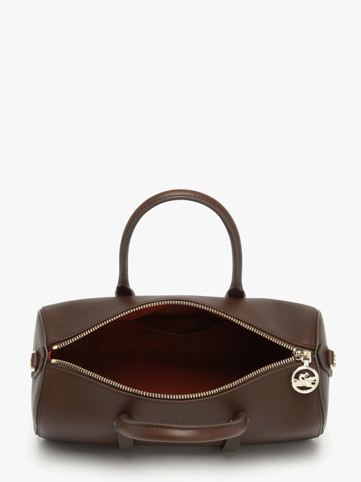 Longchamp Daylong chevron Handtas Bruin