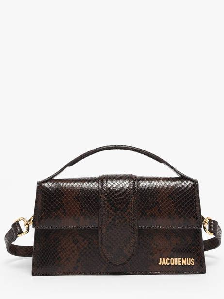 Preloved Grand Bambino Cross Body Tas Leder Jacquemus Bruin second life 1567339