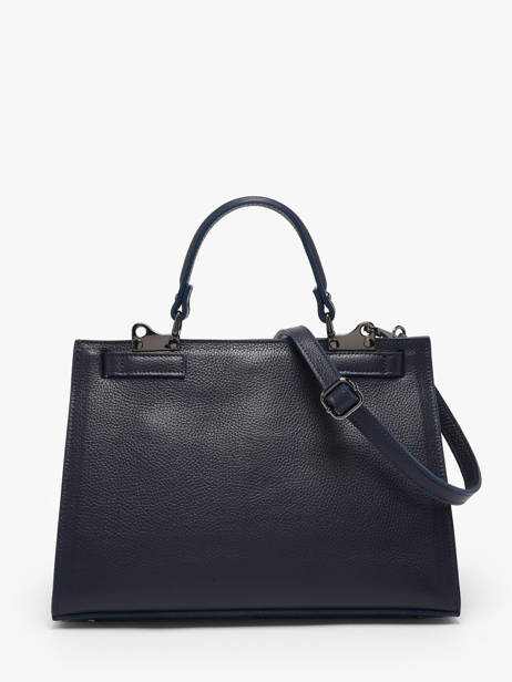 Sac Porté Main Caviar Leder Milano Blauw caviar CA25116 ander zicht 4