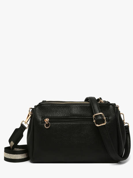 Cross Body Tas Soft Lulu castagnette Zwart soft 2 ander zicht 4