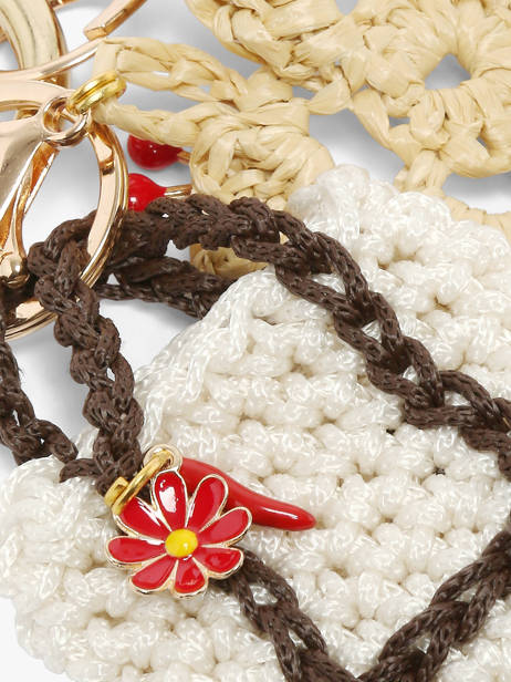 Tashengsel Viamailbag Beige short charm S ander zicht 1