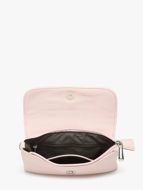 Cross Body Tas Grained Miniprix Roze grained H9158 ander zicht 2