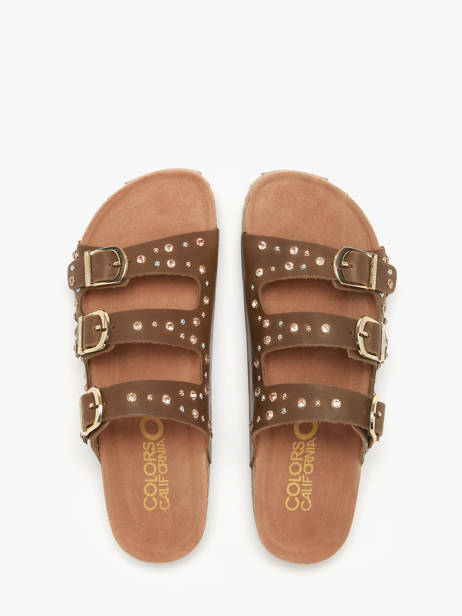 Sandalen Uit Leder Colors of california Bruin women HCBIO601 ander zicht 3