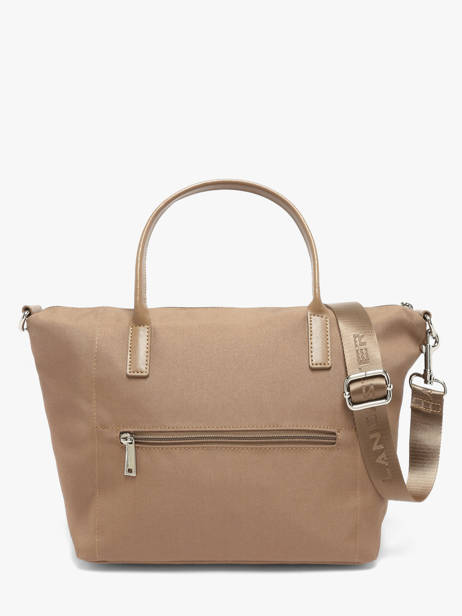 Handtas Smart Kba Nylon Lancaster Bruin smart kba 36 ander zicht 4