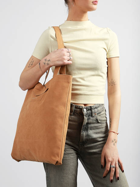 Schoudertas Suedine Kba Lancaster Bruin suedine kba 61 ander zicht 1