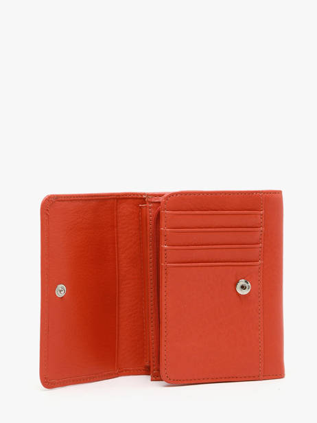 Portemonnee Ange Leder Arthur & aston Oranje ange 164 ander zicht 2