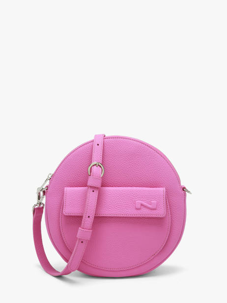 Cross Body Tas Dorine Leder Nathan baume Roze nathan 96KW3061