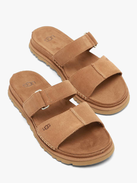 Slippers Uit Leder Ugg Bruin women 1178590 ander zicht 1