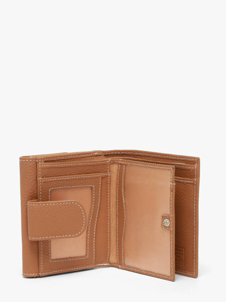 Portemonnee Caviar Leder Crinkles Bruin caviar 14068 ander zicht 1