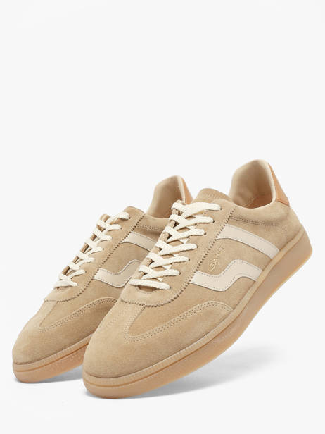 Sneakers Uit Leder Gant Beige men CUZIG126 ander zicht 2
