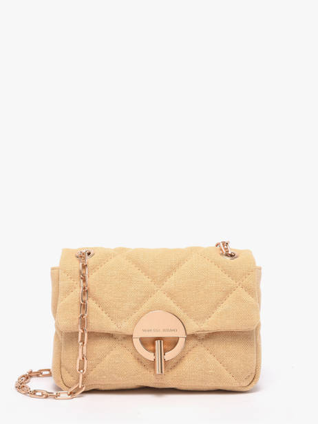 Cross Body Tas Moon Linnen Vanessa bruno Geel moon 70V40326