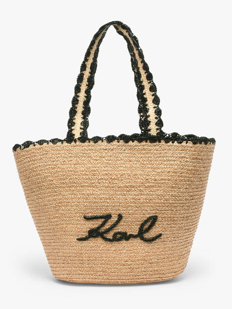 Schoudertas K Signature Raphia Karl lagerfeld Beige k signature B1W46070