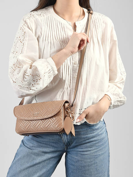 Cross Body Tas Sally Polyurethaan Guess Beige sally QG992121 ander zicht 1