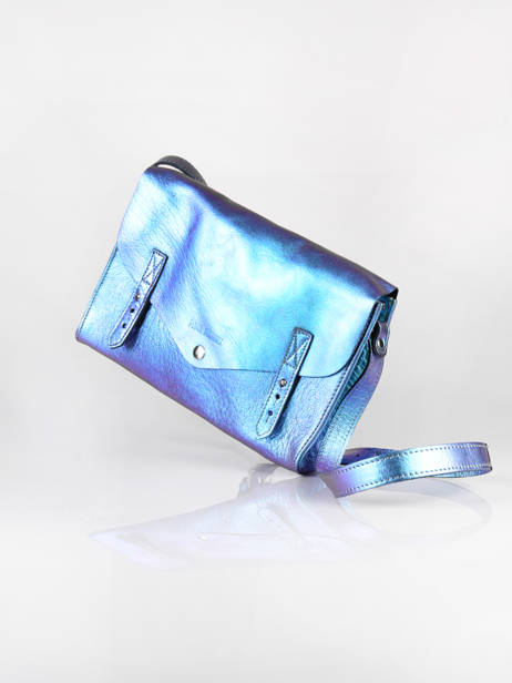 Cross Body Tas L'indispensable Scarabee Leder Paul marius Veelkleurig scarabee INDISSCA ander zicht 2