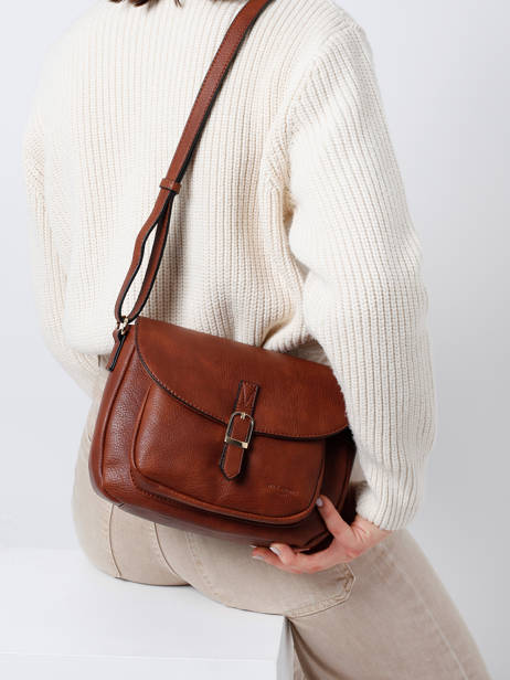 Cross Body Tas Toscane Hexagona Bruin toscane 579734 ander zicht 1