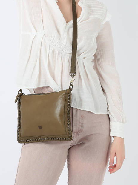 Cross Body Tas Heritage Leder Biba Groen heritage POR2L ander zicht 1